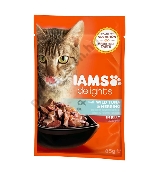 IAMS Delights Tonhal és Hering Aszpikban