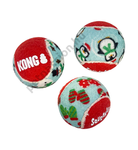 KONG Holiday SquakAir Balls 6db S