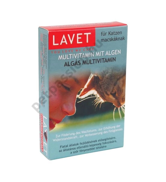 Lavet Algás Multi tabletta macskának, 50db