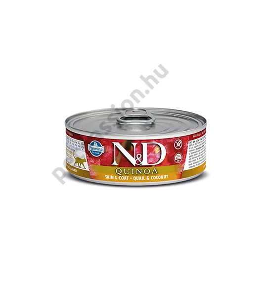 N and D Cat quinoa fürj kókusszal 80g