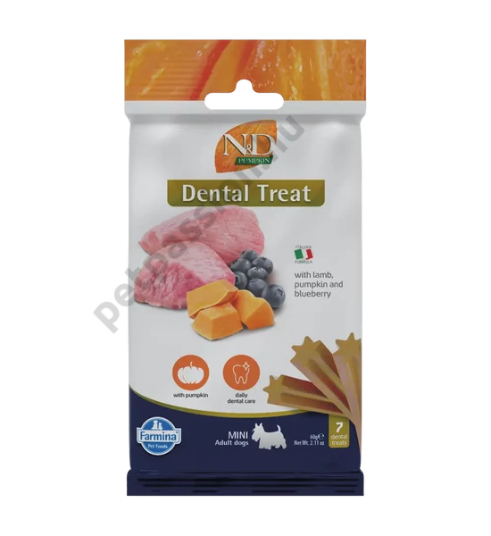 N&D Pumpkin Jutalomfalat Bárány áfonya Mini, 60g
