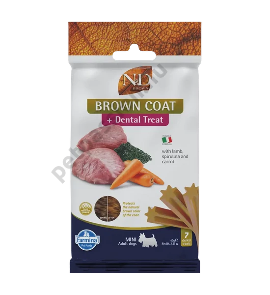 N&D Brown Dog Jutalomfalat Bárány Mini, 60g