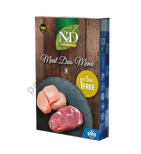 N&amp;D Cat Meat Duo Menü 6x70g