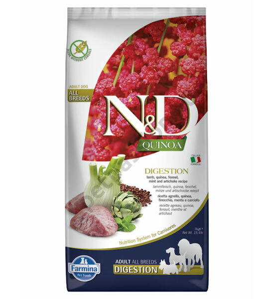 N and D Dog Quinoa Digestion Lamb 7kg