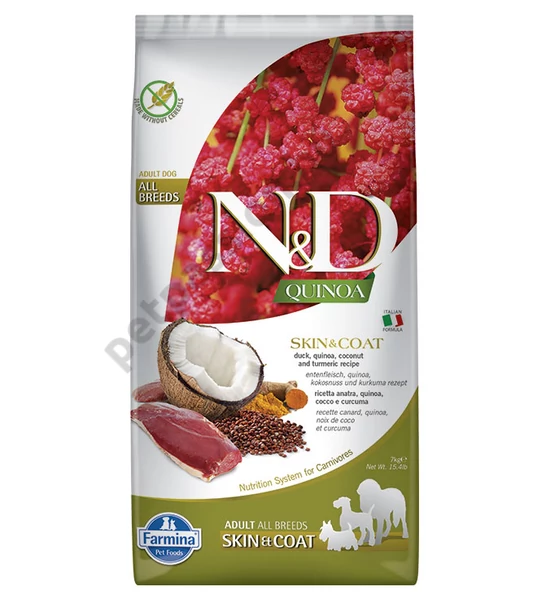 N and D Dog Quinoa Duck 7kg