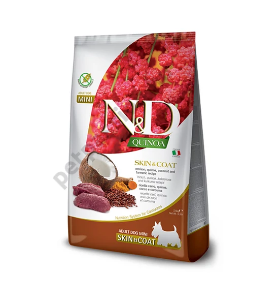 N and D Dog Quinoa Skin&amp;coat Venison Adult Mini