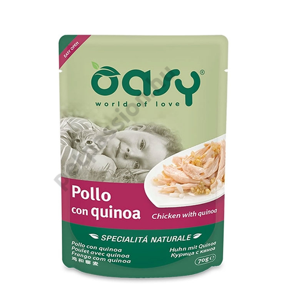 Oasy Cat Alutasak Natural Csirke Quinoa 70g