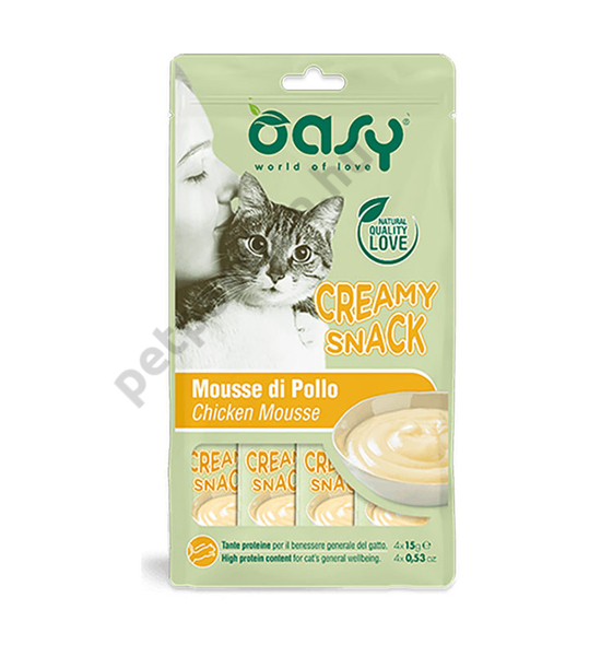 Oasy Cat Creamy Snack Csirke 4x15g