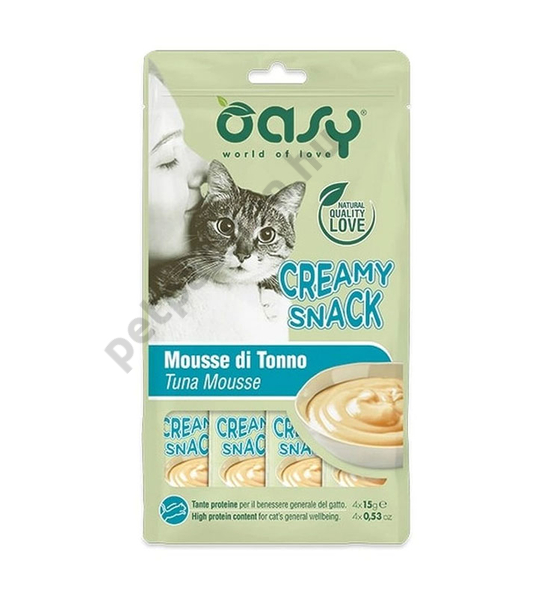 Oasy Cat Creamy Snack Tonhal 4x15g