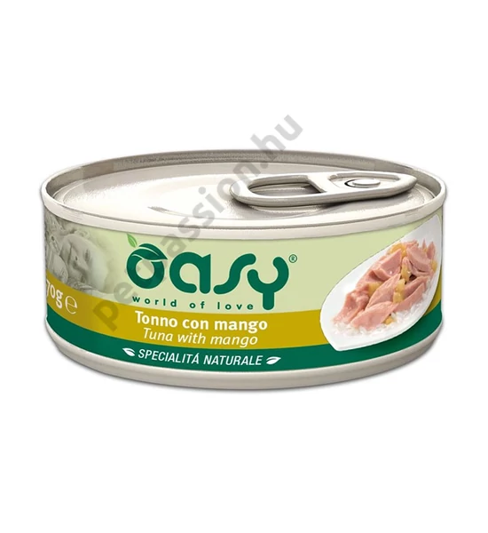 Oasy Cat Natural Tonhal Mangó 70g