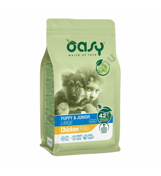 Oasy Dog Lifestage Puppy and Junior Large 12kg