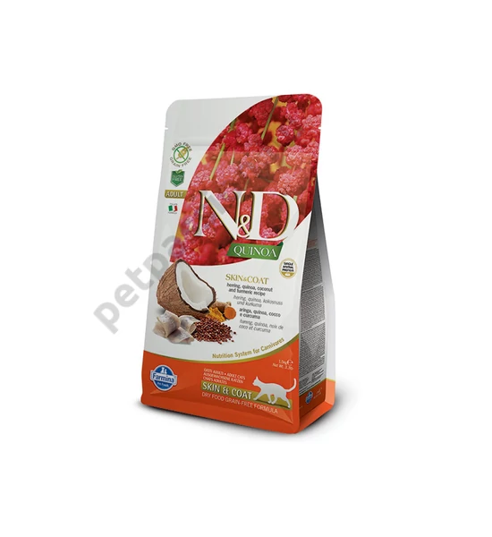 N and D Cat Quinoa Skin&amp;coat Herring 300g