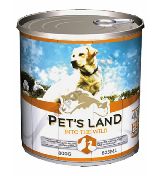 Pet's Land Dog Konzerv Baromfihússal 800g