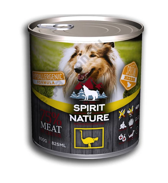 Spirit of Nature Dog konzerv Strucchússal 800g