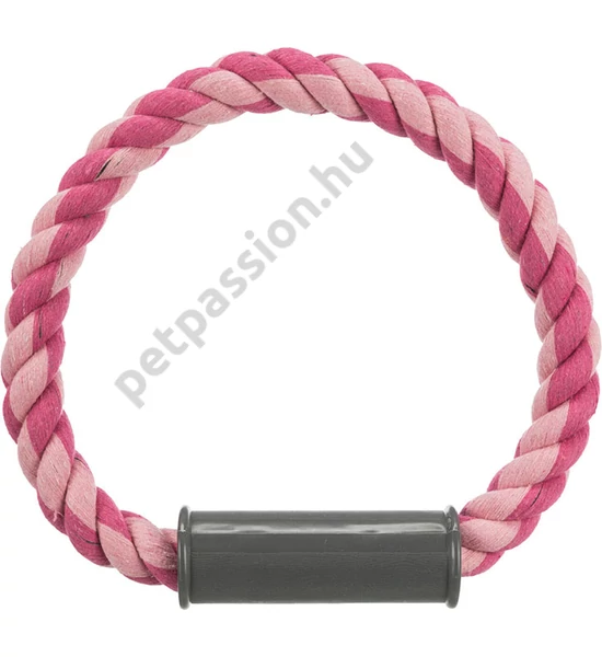 Trixie Rágókötél kézi fogóval 30cm - pink