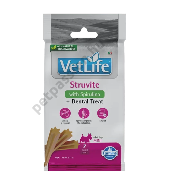 Vet Life Jutalomfalat Struvite Mini, 60g