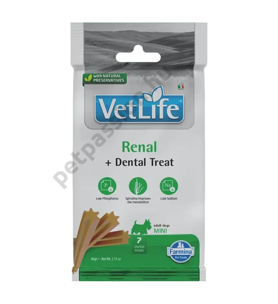 Vet Life Jutalomfalat Renal Mini, 60g