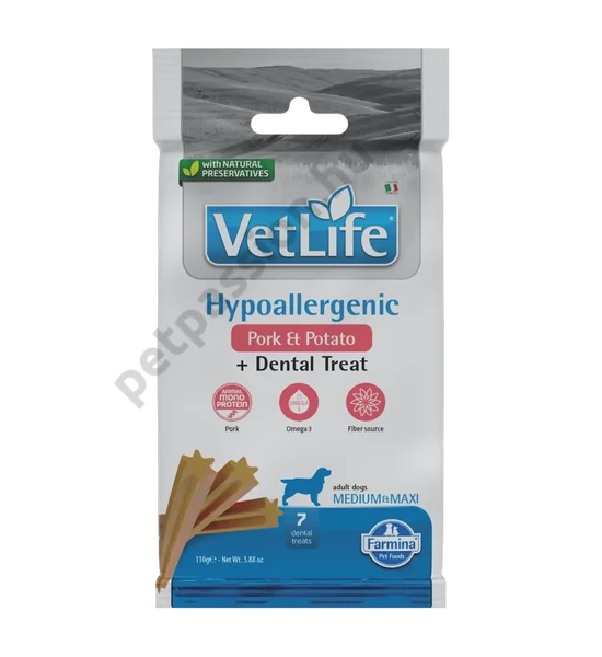 Vet Life Jutalomfalat Hypo Pork and Potato Medium/Maxi, 100g