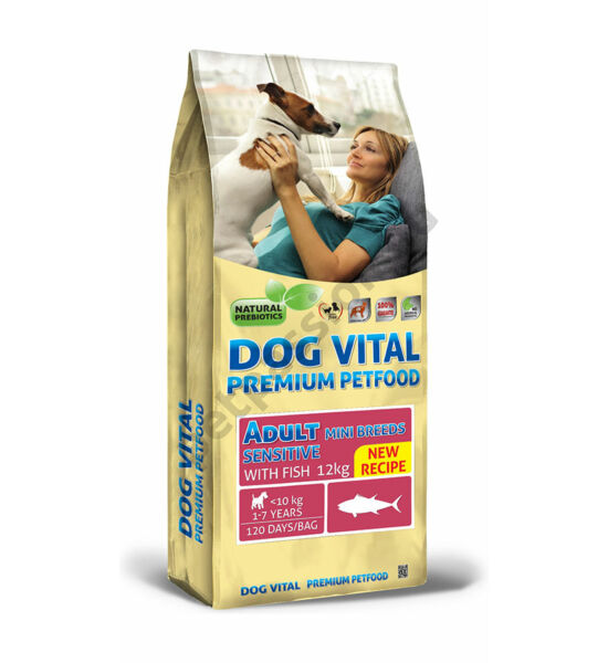 Dog Vital Adult Sensitive mini hal 12 kg
