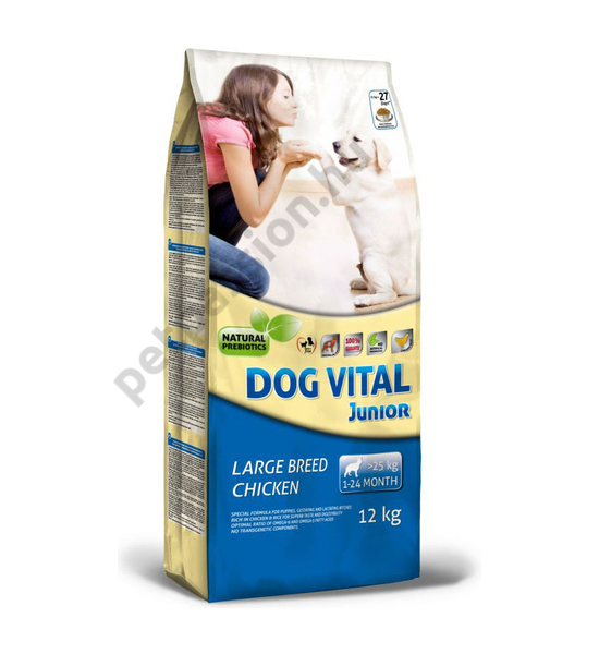 Dog Vital Junior Large Breed Csirke 12 kg