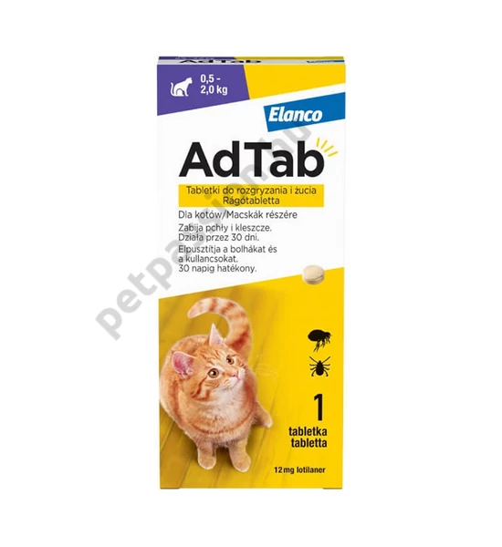 AdTab rágótabletta macskáknak 0,5-2kg