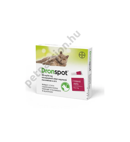 Dronspot rácsepegtető oldat 5-8kg közötti macskáknak