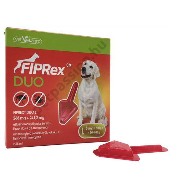 Fiprex Duo L rácseppentő oldat kutyáknak 1x