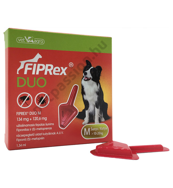 Fiprex Duo M rácseppentő oldat kutyáknak 1x