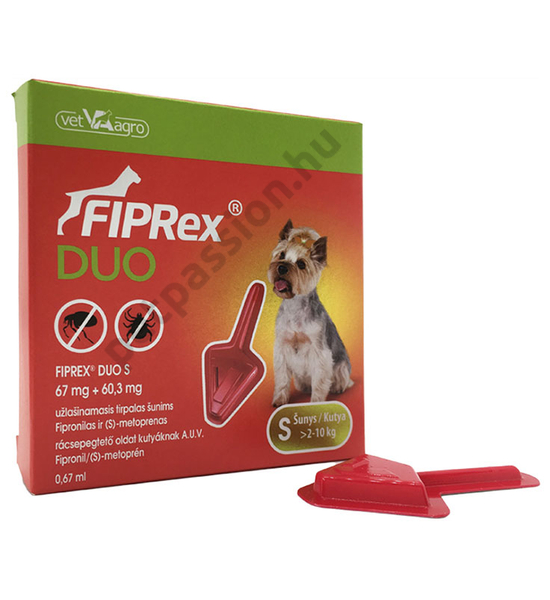 Fiprex Duo S rácseppentő oldat kutyáknak 1x