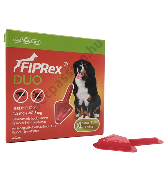 Fiprex Duo XL rácseppentő oldat kutyáknak 1x